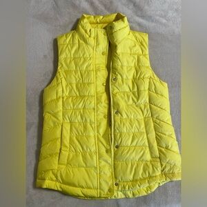 GAP Sunny Yellow Quilted Vest